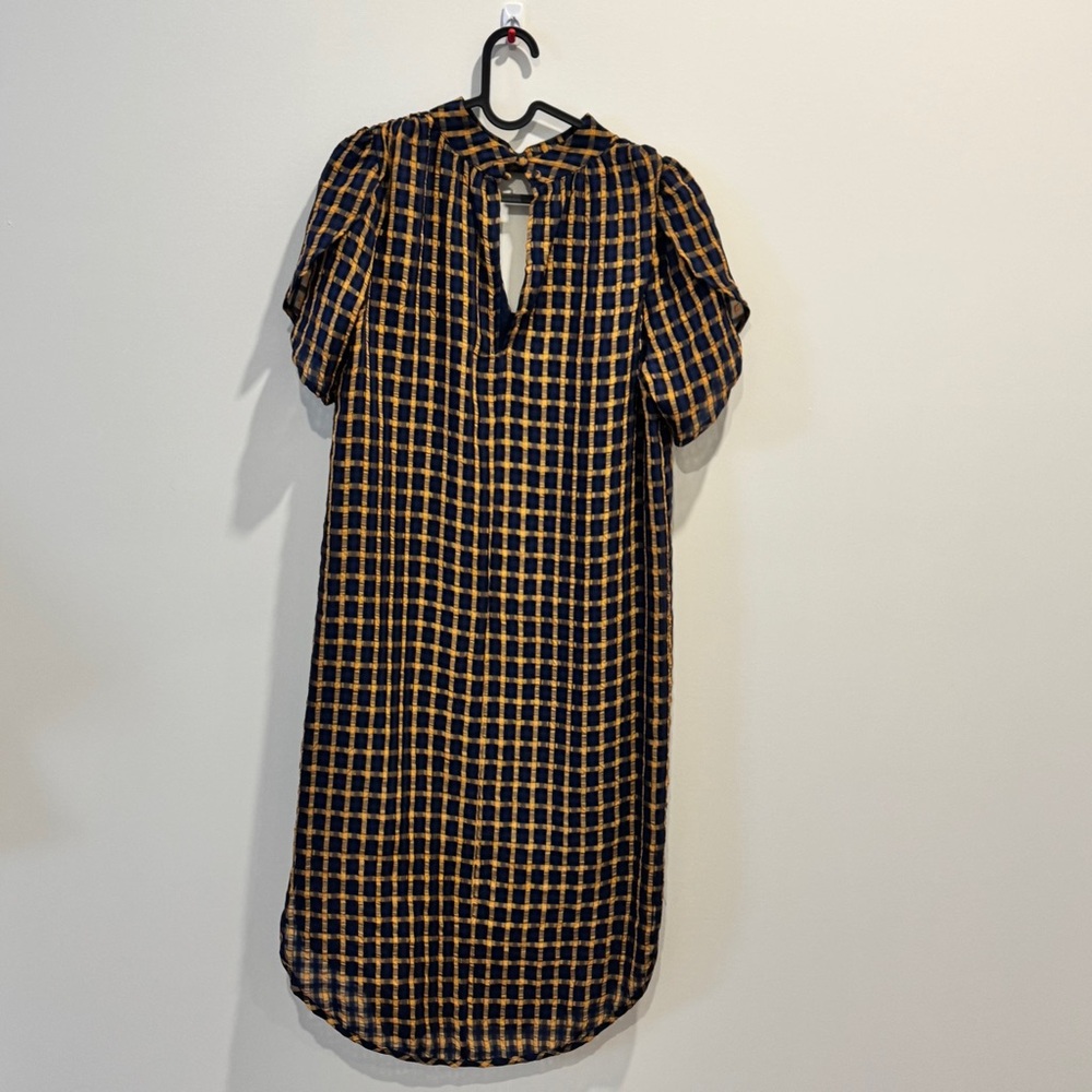 Grid Pattern Dress - image 1